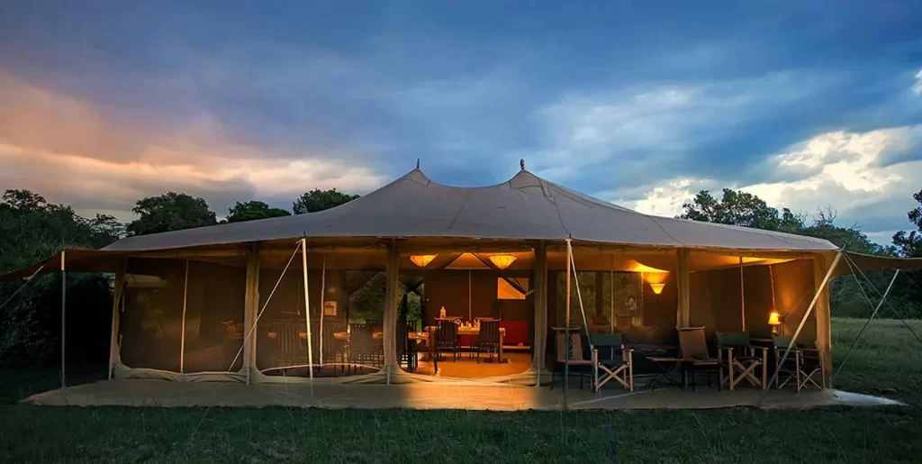 Affordable camping facilities at Porini Lion Camp