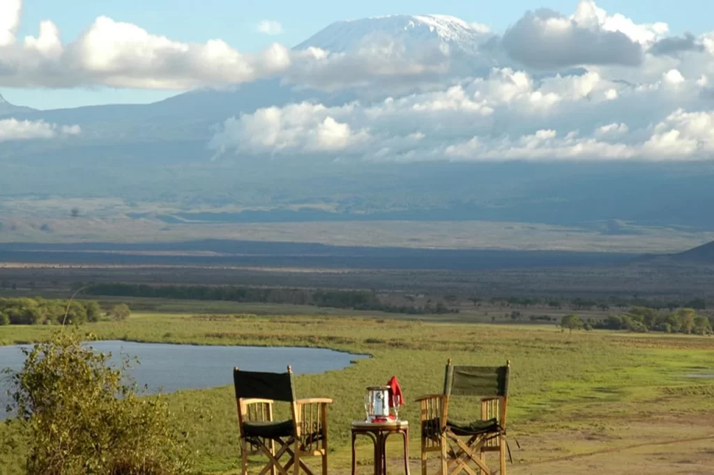 Game viewing at the Amboseli
