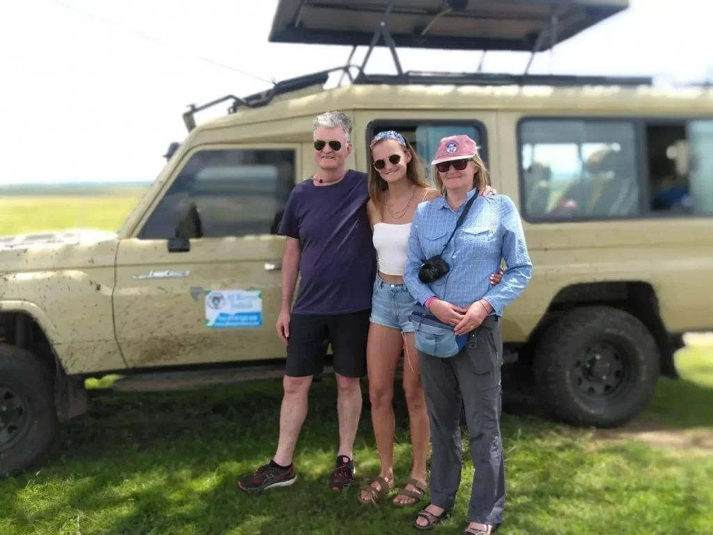 3 Days Kenya Masai Mara Safari. Safari holidays in Kenya. Our Guests in Lake Nakuru National Park.