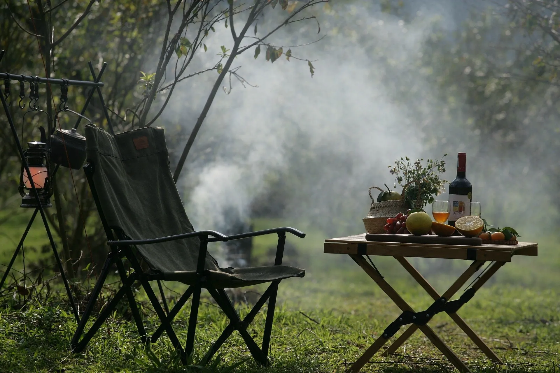 Bush Dinner on a Private Southern Safari Circuit in Tanzania.