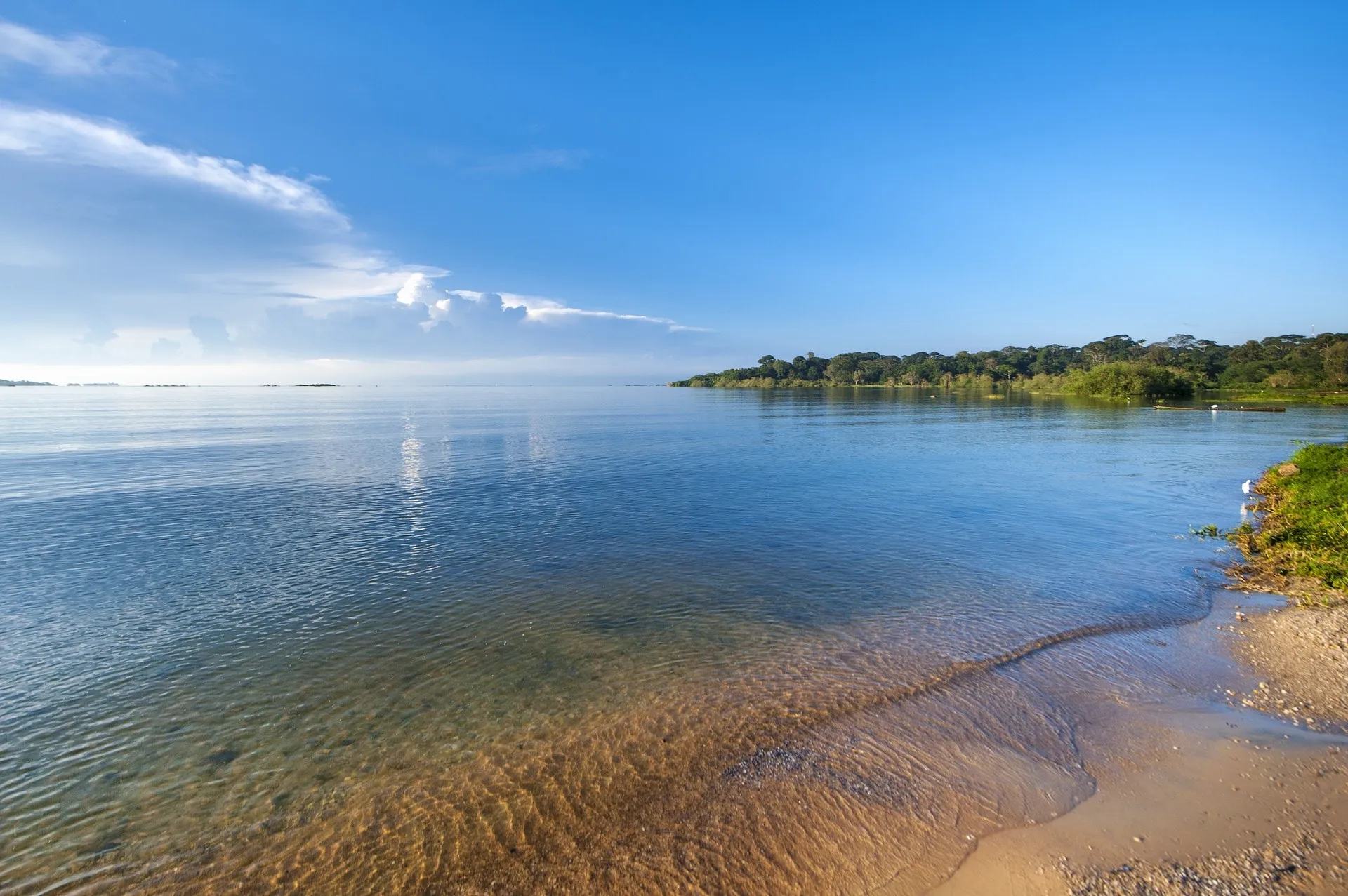 The Views of Lake Victoria, the Location of Rubondo Island.